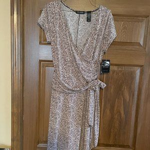 Axcess Surplice Wrap Dress NWT Size M
